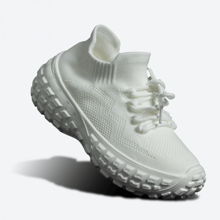 حذاء قماش نسائي ابيض| ماركة ستايلش