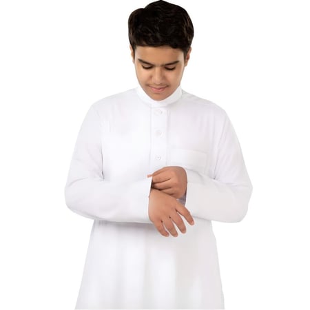 ثوب شبابي-دروش-عرض الصيف-ثوب ابيض-مستلزمات رجالية-اثواب-خصومات