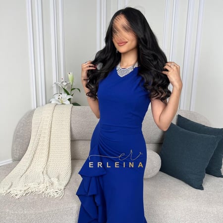 فستان مرح ازرق