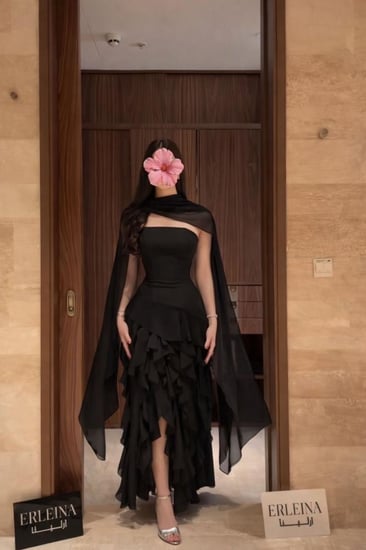 فستان مجوده اسود