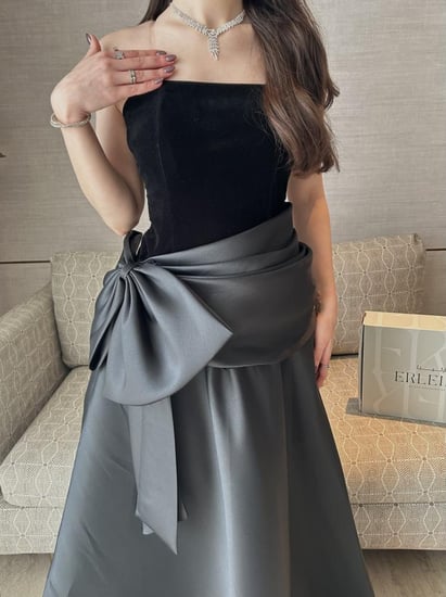 فستان كاف اسود