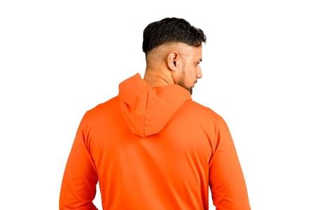 هودي رجالي  جرين  سبورت 4008OMRG - برتقالي