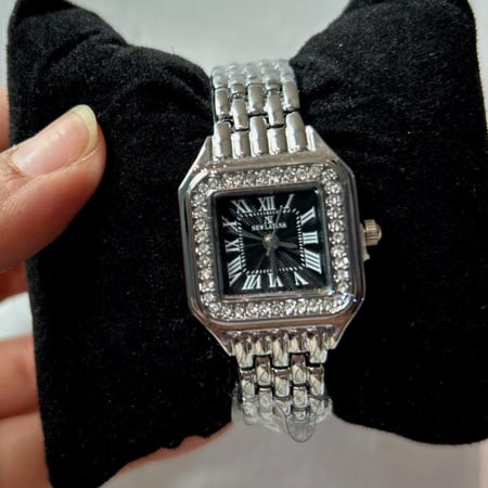 ساعة أطفال الكلاسيكية والفاخرة ,طلاء لون ثابت ,كريستال براق ,مناسب للحفلات والمناسبات والحياة اليومية