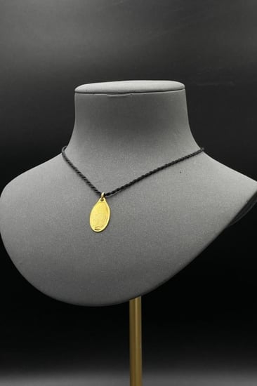 سبيكة ذهب عيار 24 صافي على شكل قلادة بوزن 2,5 جرام - عالية الجودة