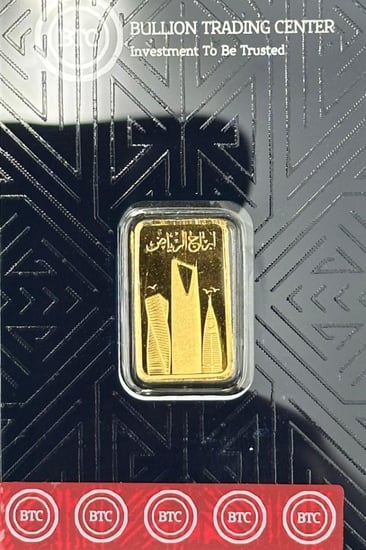 سبيكة ذهب 1 جرام عيار 24 بي تي سي ( BTC )