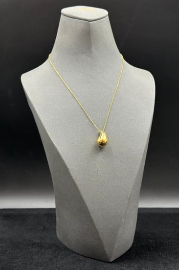 عقد بوتيقا ذهب صافي عيار 21 وزن من 3.4 الى 3.5 جرام