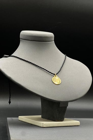 عقد سبيكة ذهب BTC شكل بطوطه دائرة ذهب صافي عيار 24 بنقاء 99,999