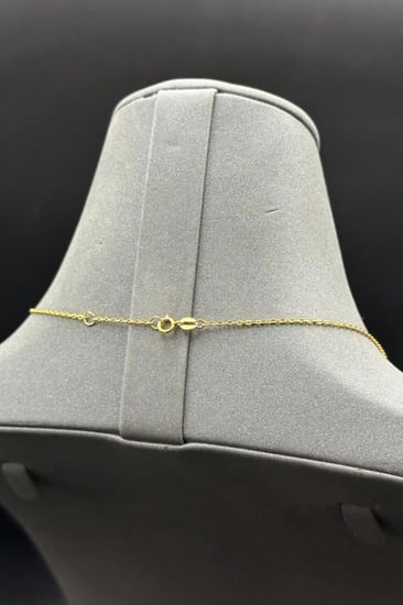 عقد بوتيقا ذهب صافي عيار 21 وزن من 3.4 الى 3.5 جرام