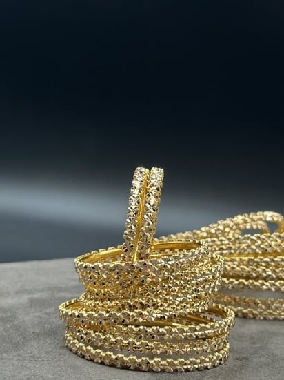 بناجر ذهب عيار 21 موديل وردة مارس الفاخر باوزان مختلفة لكل المناسبات