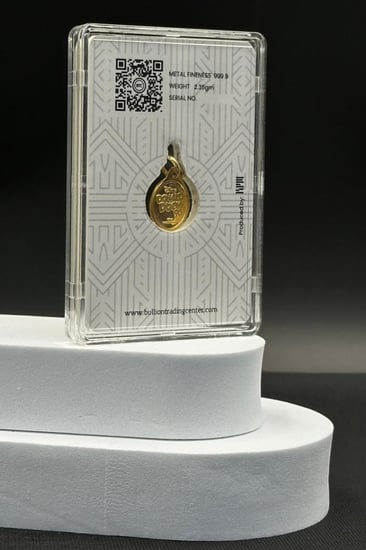 سبيكة ذهب BTC  - عقد ذهب صافي عيار 24