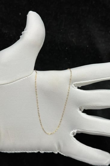 سلسال ذهب صافي عيار 21 وزن 0.4 جرام