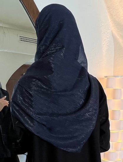 طرحة كحلي أورقنزا لامع