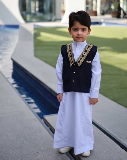 سديري اطفال كحلي بتطريز ذهبي-سيدريات اطفال-متجر سيرما