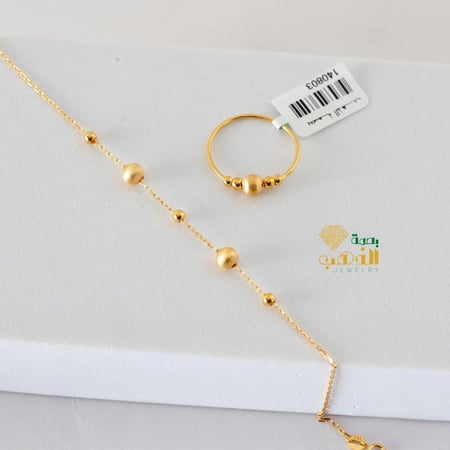 طقم اسواره وخاتم عيار 21 (D)
