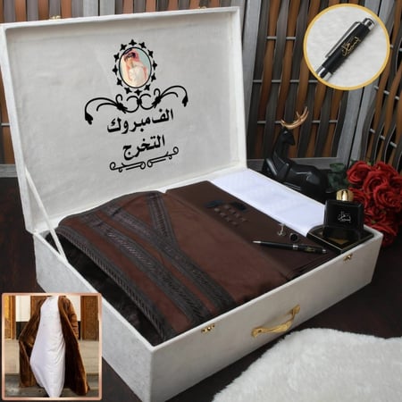 بوكس إهداء رجالي شتوي فخم وبتصميم خاص حسب الطلب موديل MN-740