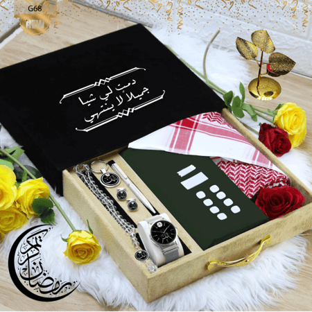 بوكس هدايا رجالية قماش وشماغ موديل جديد