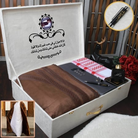 بوكس إهداء رجالي شتوي فخم وبتصميم خاص حسب الطلب موديل MN-740