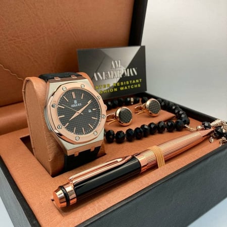 أطقم ساعات رجالية راقية بتصميم كلاسيكي مميز