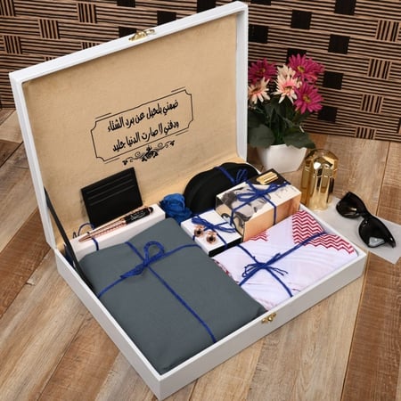 هدايا شتوية بوكس شتوي قماش شماغ الموديل  HM-456224