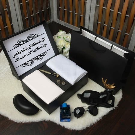 بوكس رجالي شتوي راقي بتصميم مميز مع كتابة إسم وعبارة حسب الطلب موديل MN-706