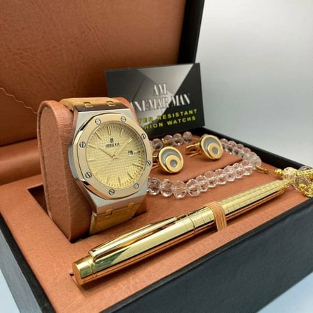 أطقم ساعات رجالية راقية بتصميم كلاسيكي مميز