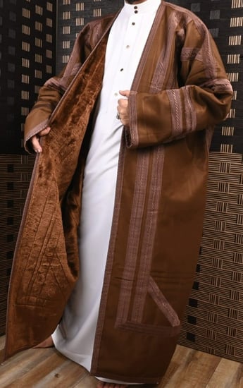 هدايا بوكس شتوي فرو رجالي سلك الموديل HM-42572