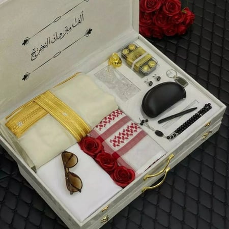 بوكسات هدايا رجالية متكاملة بتصيمم عبارة إهداء حسب الطلب موديل MN-681