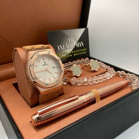 أطقم ساعات رجالية راقية بتصميم كلاسيكي مميز