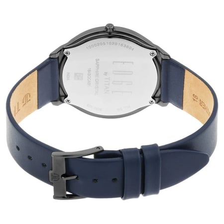 ساعة تيتان إيدج للرجال جلد 1843QL01