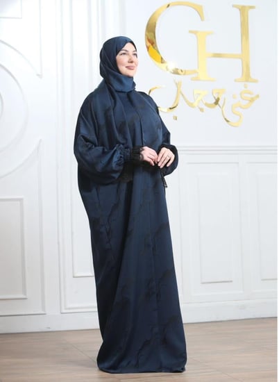 شرشف صلاة غنى حجاب ساتان مجكر