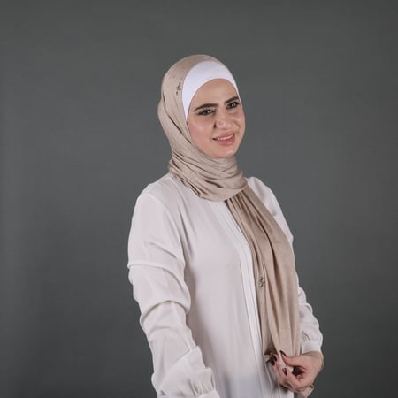 طرحة نايا قطن بستراس