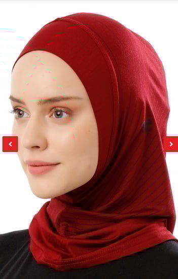 حجاب رياضي قطن قطعة واحدة