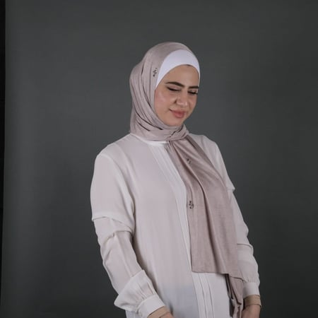 طرحة نايا قطن بستراس