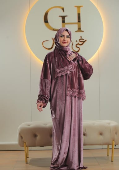 شرشف صلاة غنى حجاب مخمل GH شتوي
