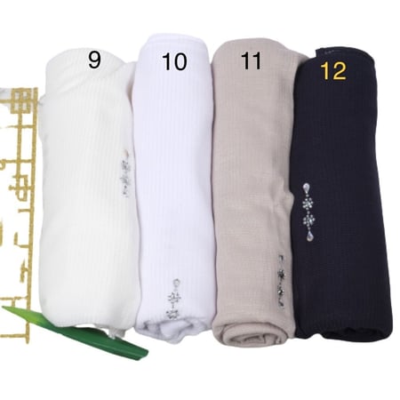 طرحة  كويتي مبزر مع ستراس