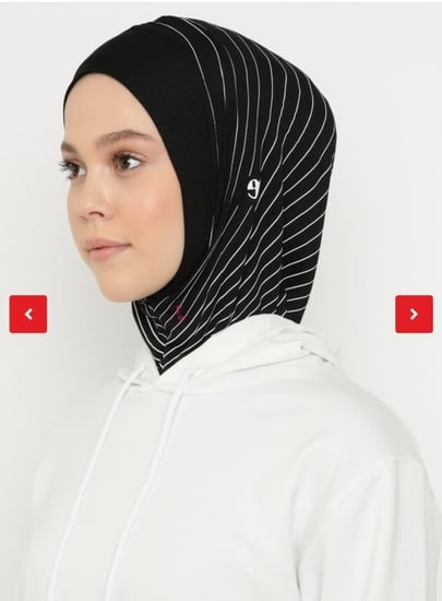 حجاب رياضي قطن قطعة واحدة