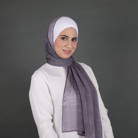 طرحة كشمير كويتي بستراس