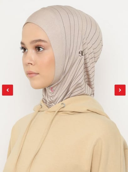 حجاب رياضي قطن قطعة واحدة