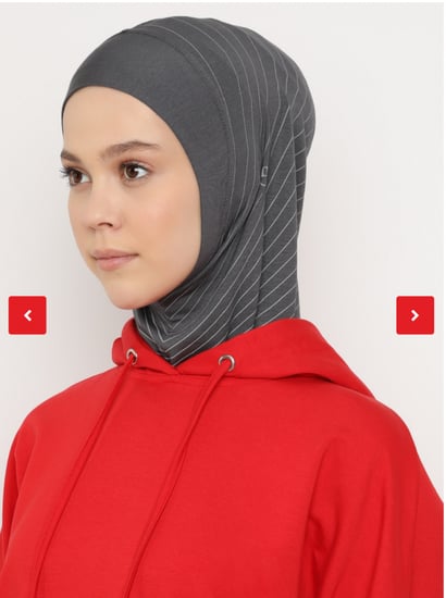 حجاب رياضي قطن قطعة واحدة