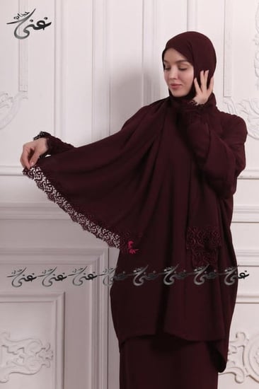 شرشف صلاة غنى حجاب قطعتين