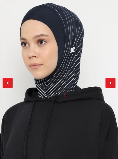 حجاب رياضي قطن قطعة واحدة