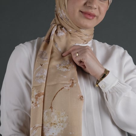 طرحة قطن شهري شال مورد