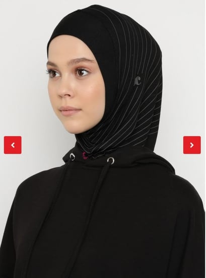 حجاب رياضي قطن قطعة واحدة