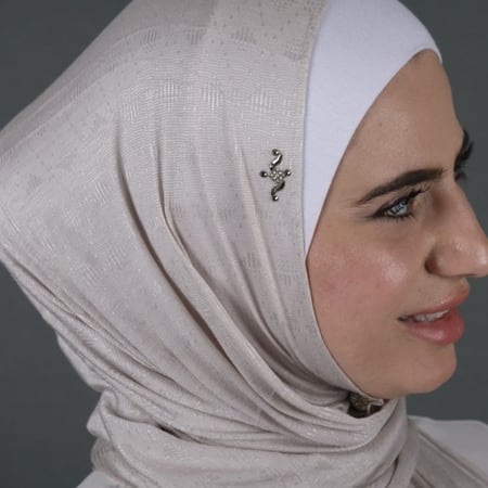 طرحة نايا قطن بستراس