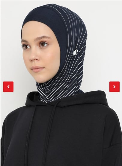 حجاب رياضي قطن قطعة واحدة