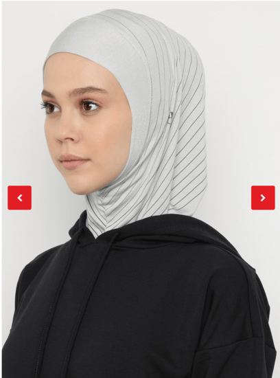 حجاب رياضي قطن قطعة واحدة