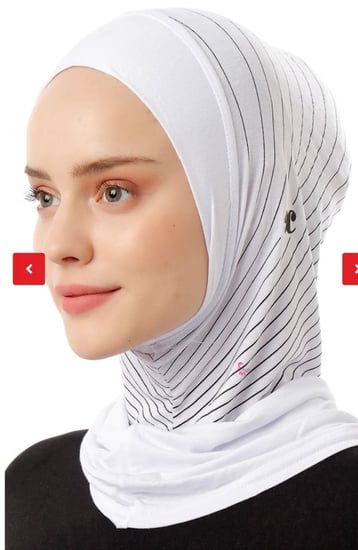 حجاب رياضي قطن قطعة واحدة