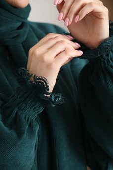 شرشف صلاة غنى حجاب مصوف شتوي