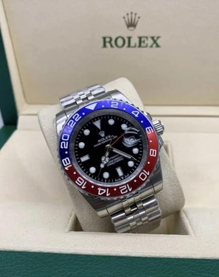 ساعة رولكس بيبسي بطارية