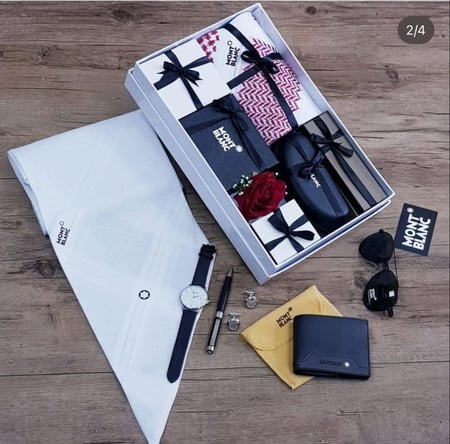 طقم هديه رجاليه مونت بلانك